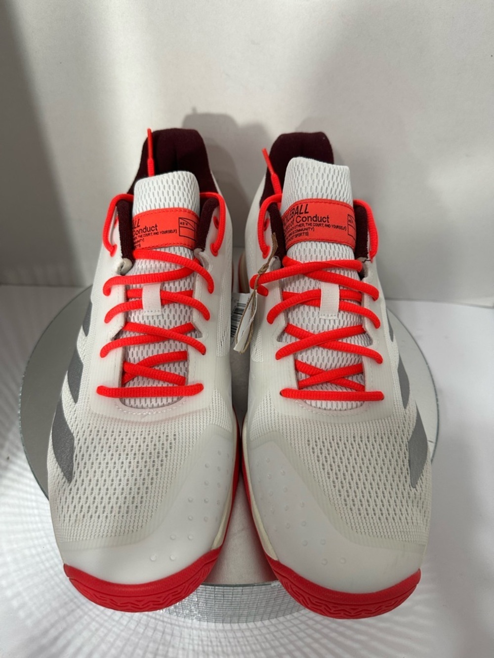 adidas White and Red Men's Athletic Shoes size 12.5  new w tags